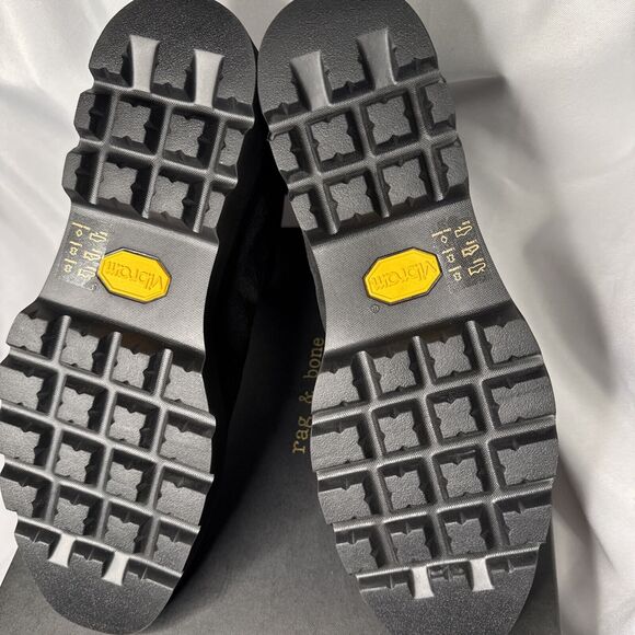 NIB Rag and Bone Bedford Chelsea Boot - Black Suede Size US11 EU44 #1140 - Picture 10 of 14